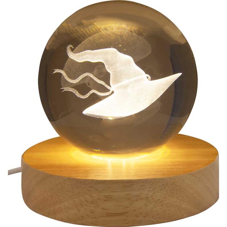 LED Crystal Ball - Witch Hat LED Crystal Ball - Witch Hat