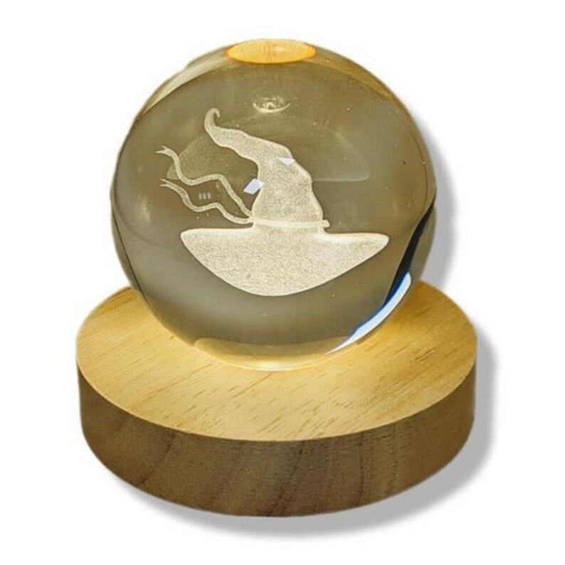 LED Crystal Ball - Witch Hat LED Crystal Ball - Witch Hat