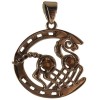 Pendentif Sleipnir de cheval d’Odin, Citrine, Sterling Pendentif Sleipnir de cheval d’Odin, Citrine, Sterling