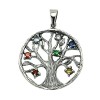 Pendentif Chakra Tree, Sterling Pendentif Chakra Tree, Sterling