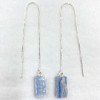Blue Kyanite Chain Earrings Blue Kyanite Chain Earrings