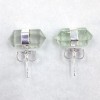 Boucles d’oreilles en cristal de prasiolite Boucles d’oreilles en cristal de prasiolite