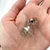Boucles d’oreilles en cristal de prasiolite Boucles d’oreilles en cristal de prasiolite