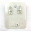 Boucles d’oreilles en cristal de prasiolite Boucles d’oreilles en cristal de prasiolite