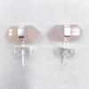 Rose Quartz Crystal Earrings Rose Quartz Crystal Earrings