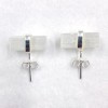 Selenite Stud Earrings Selenite Stud Earrings