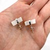Selenite Stud Earrings Selenite Stud Earrings