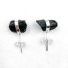 Boucles d’oreilles à goujons de tourmaline noire Boucles d’oreilles à goujons de tourmaline noire