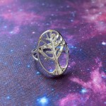 Tree Of Life Sterling Silver Ring, Size 7