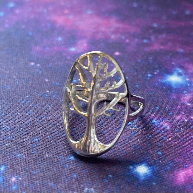 Bague en argent sterling Tree Of Life, taille 7 Bague en argent sterling Tree Of Life, taille 7