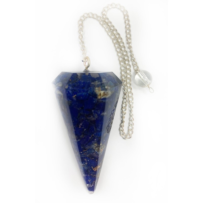 Pendule de lapis orgone