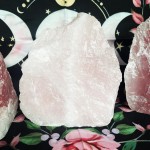 Pièce décoratrice en quartz rose, spécimen B
