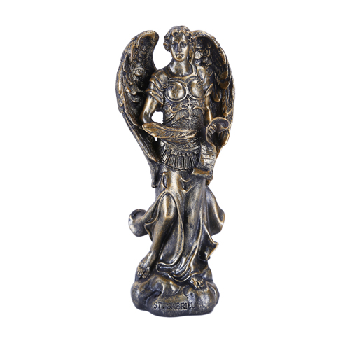 Archangel Gabriel Statuette - Bronze Finish Archangel Gabriel Statuette - Bronze Finish