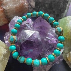 Howlite Turquoise Bracelet