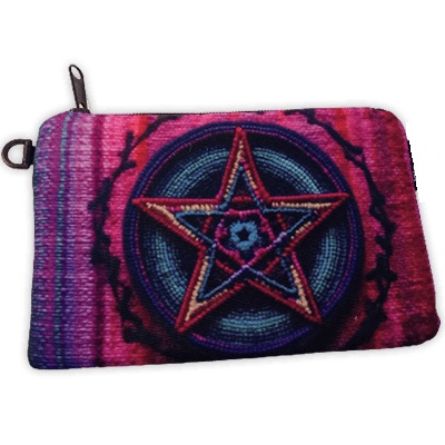 Cotton Wallet: Pentacle Cotton Wallet: Pentacle