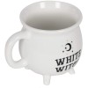 Tasse de chaudron de sorcière blanche Tasse de chaudron de sorcière blanche