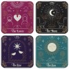 Tarot Card Coasters - Set of 4 Tarot Card Coasters - Set of 4