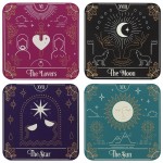 Tarot Card Coasters - Set of 4
