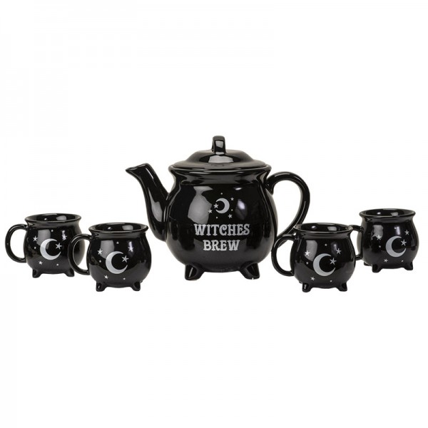 Witches Brew Teapot & Caulron Mug Set