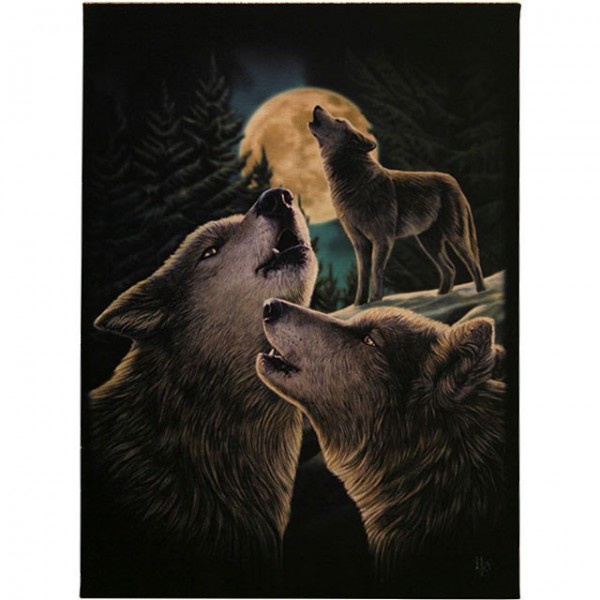 Wolf Song - Canvas Print - Lisa Parker