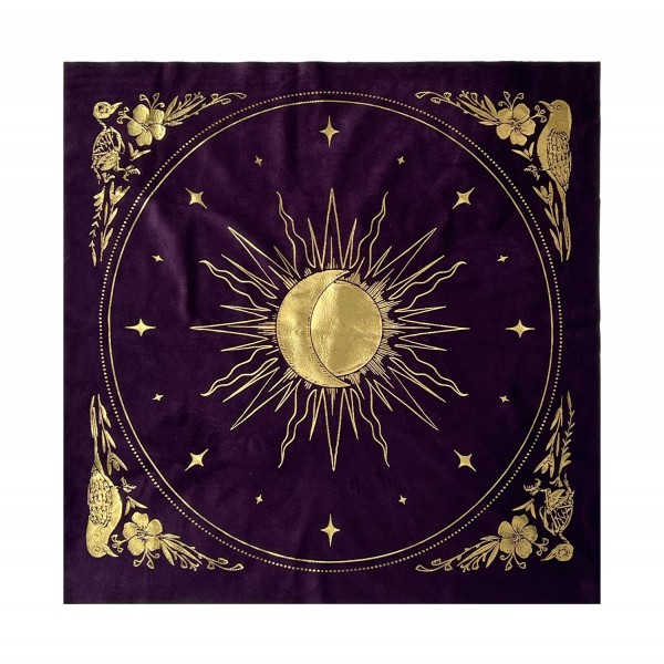 Celestial Altar Cloth: Amethyst Velvet