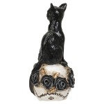 Cat Skull Figurine