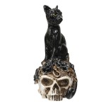 Figurine de crâne de chat
