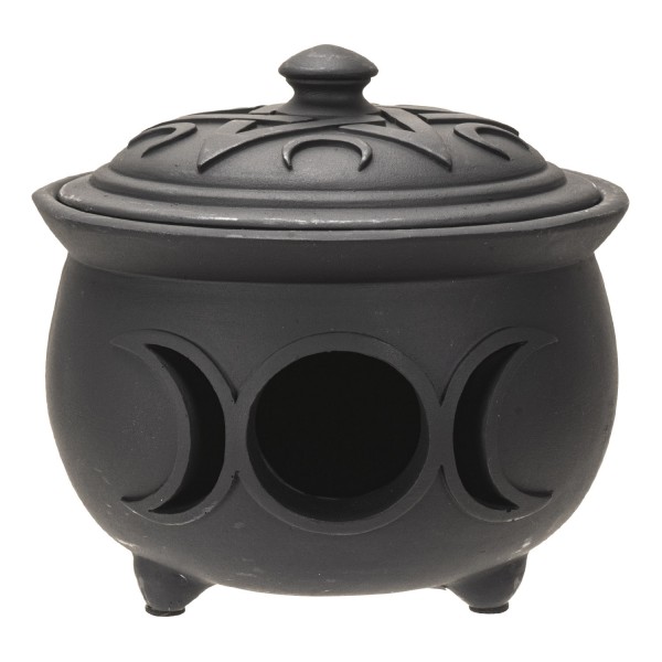 Triple Moon Cauldron Pot