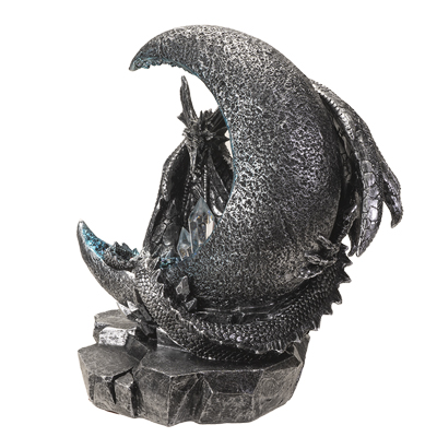 Dragon on Moon with LED Crystals Dragon on Moon with LED Crystals