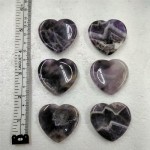 Amethyst Heart Worry Stone