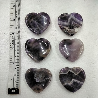 Amethyst Heart Worry Stone Amethyst Heart Worry Stone