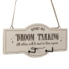Witches Only Broom Parking Hanging Sign Witches Only Broom Parking Hanging Sign