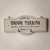 Witches Only Broom Parking Hanging Sign Witches Only Broom Parking Hanging Sign