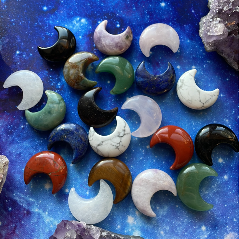 Crystal Pocket Moon, Assorted Crystal Pocket Moon, Assorted
