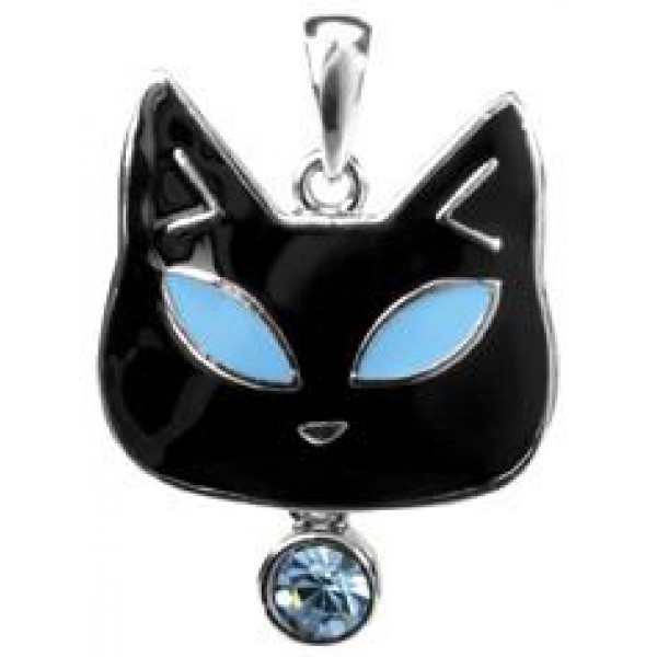 Tiffany Black Cat Pendant
