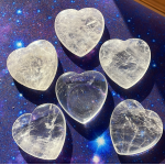 Quartz Heart Worry Stone