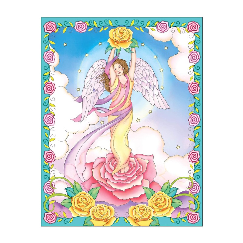 Creative Haven Elegant Angels Coloring Book Creative Haven Elegant Angels Coloring Book