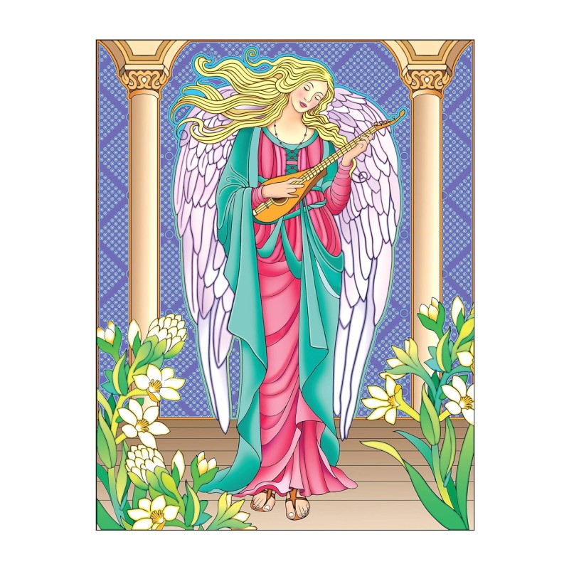 Creative Haven Elegant Angels Coloring Book Creative Haven Elegant Angels Coloring Book