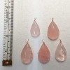 Teardrop Pendant: Rose Quartz Teardrop Pendant: Rose Quartz