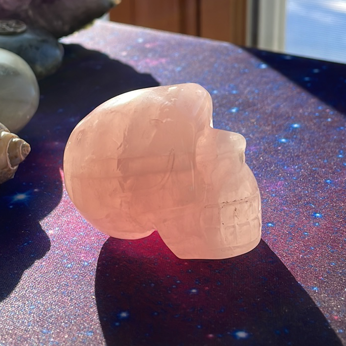 Crâne de Quartz rose Crâne de Quartz rose