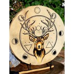 Stag Moon Phase Drum