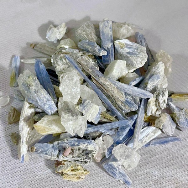 Blue Kyanite & Quartz, Rough Chips / Flakes