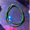 Chaîne de perles d’Agate verte Chaîne de perles d’Agate verte