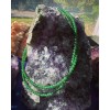 Chaîne de perles d’Agate verte Chaîne de perles d’Agate verte