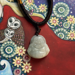 Burmese Jade Buddha Necklace
