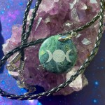 Jasper Triple Moon Necklace