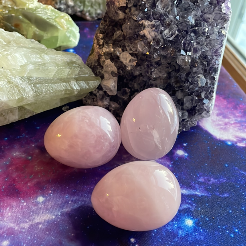Rose Quartz Crystal Egg Rose Quartz Crystal Egg