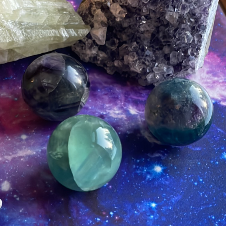 Fluorite Sphere, Grade A Fluorite Sphere, Grade A