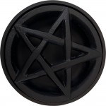 Cast Iron Incense Burner - Pentacle with Lid