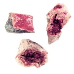 Spécimens de calcite cobaltoane